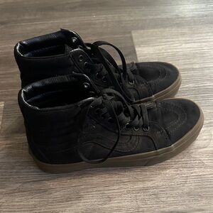 Womens Black High-Top Vans